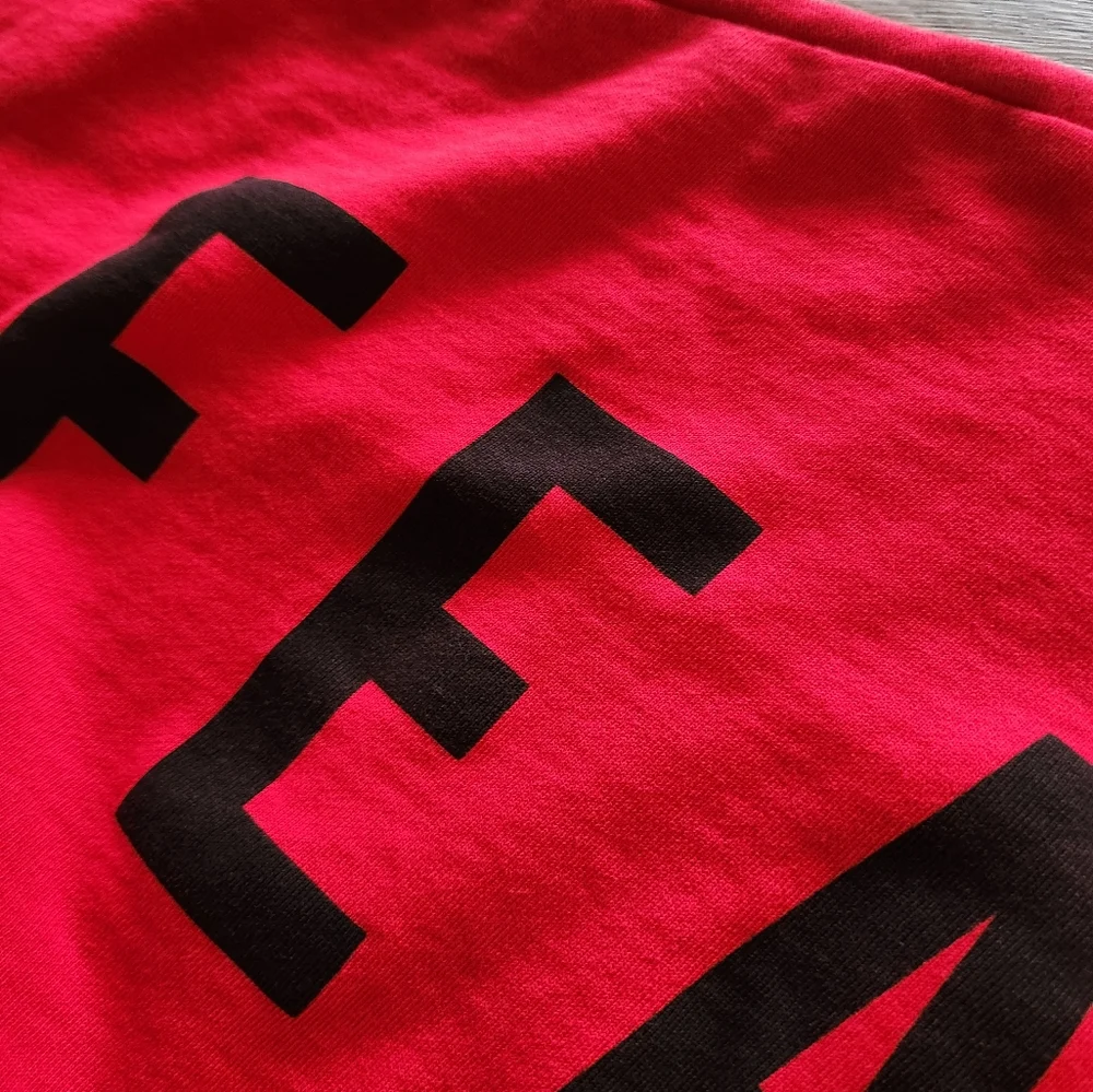 Girls “fearless” crop top‎ sweatshirt, size 12
